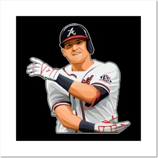 Austin Riley #27 Celebrates In Action Posters and Art